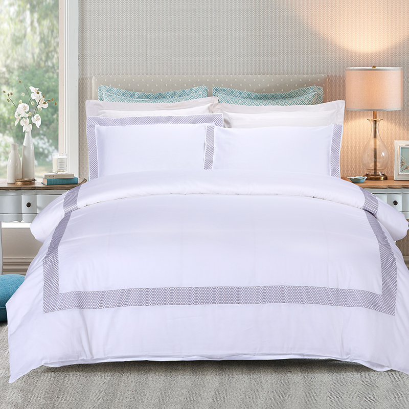 Rekaan Sulaman Baharu Rekaan Kilang Tersuai Set Tempat Tidur Hotel Mewah